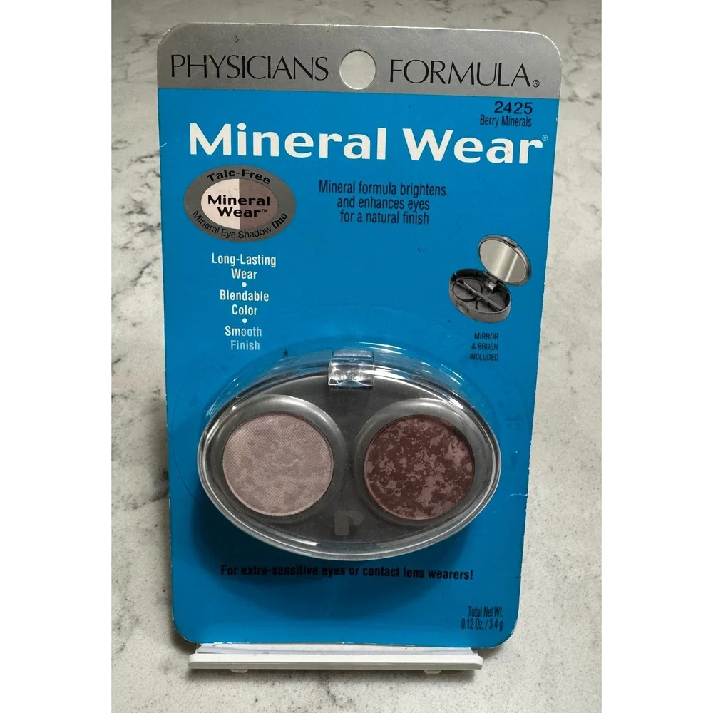 Physicians Formula Mineral Wear Eyeshadow #2425 BERRY MINERALS NEW Sealed Rare
